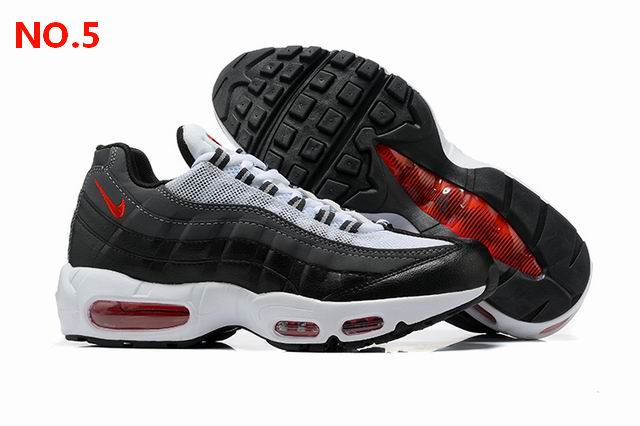 Nike Air Max 95 Men Shoes Black Grey Red;
